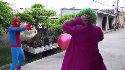 Spiderman vs Joker Boxing Dance Frozen elsa vs Pinks SpiderGirl Pranks Fun superheroes-9SRDgHyQ3Jo part 12