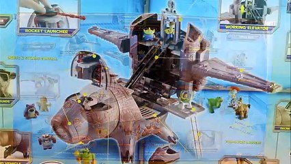 Toy Story 3 Electronic Porkchop Spaceship vs Buzz Lightyear Evil Dr. Porkchop Pig