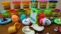 10 Surprise Eggs Unwrapping! Play-Doh Surprise Eggs, Kinder Surprise Eggs, Cars 2, Monsters Movie!