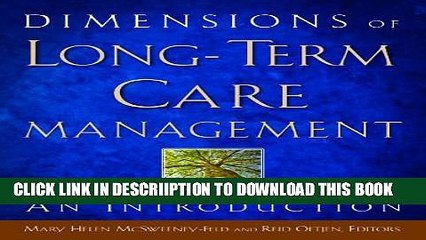 [PDF] Dimensions of Long-Term Care Management: An Introduction Popular Colection