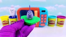 The Secret Life of Pets Magic Microwave Best Kids Video for using PlayDoh to Learn Colors and Sizes 4