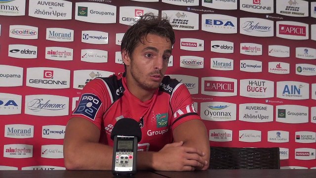 Rugby Pro D2 - Jérémy Gondrand après Oyonnax - Carcassonne bis