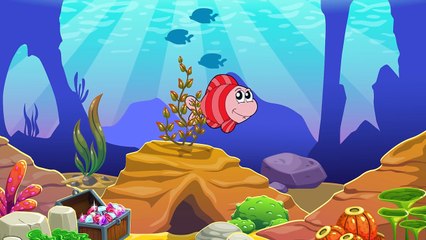 Kırmızı Balık Gölde Kıvrıla Kıvrıla Yüzüyor - Çocuk Şarkısı | Cocukca