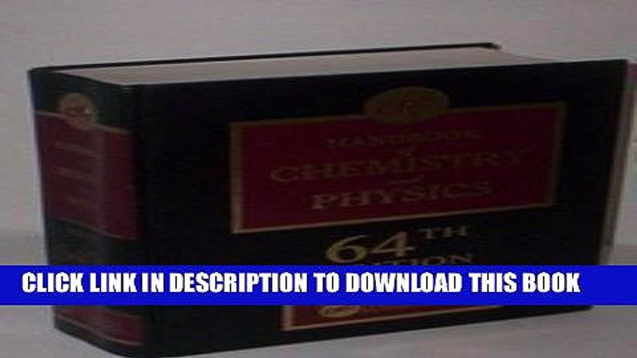 [PDF] CRC Handbook of Chemistry and Physics:A Ready-Reference Book of Chemical and Physical Data