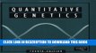 New Book Introduction to Quantitative Genetics (4th Edition)
