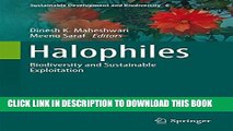 [PDF] Halophiles: Biodiversity and Sustainable Exploitation (Sustainable Development and
