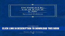 [PDF] Domestic Violence Law, Second Edition (American Casebook Series) Full Online
