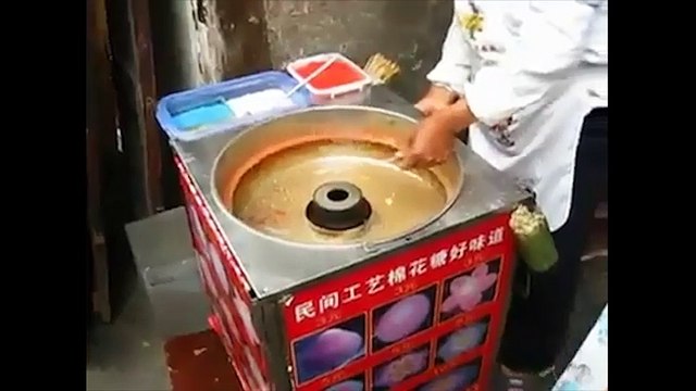 Nghệ thuật - KẸO BÔNG THÀNH TÁC PHẨM NGHỆ THUẬT