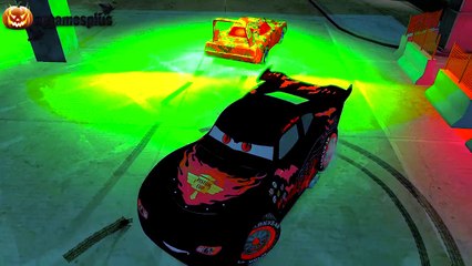 Halloween Disney car Vampire Lightning McQueen and Dinoco King 43 Children Songs Nursery Rhymes