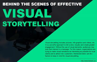 Few factors related with visual story-telling