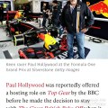 Paul Hollywood was reportedly offered a hosting role on Top Gear by the BBC before he made the decision to stay with The