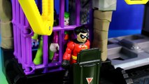 Imaginext Magician Breaks Joker Bane & Riddler Out Of Batman & Robin Batbot Robo Batcave Jail