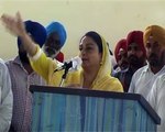 Harsimrat Kaur Badal comparing Patiala & 'Badal Villages'