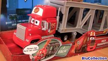 Talking MACK Truck Ramp Transporter Playset Disney Cars Dirt Track Lightning Mcqueen Blucollection