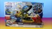 Marvel Super Hero Adventures PlaySkool Heroes Rescue Jet IronMan & Wolverine Bane takes Spongebob