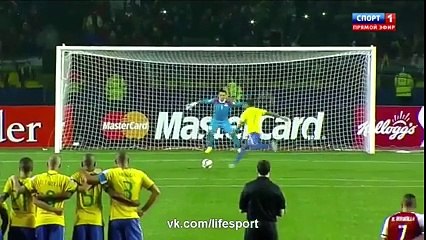 Loạt penalty giữa Brazil và Paraguay