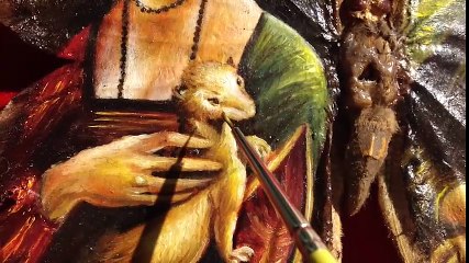 Nghệ thuật - vẽ tranh lên cánh bướm