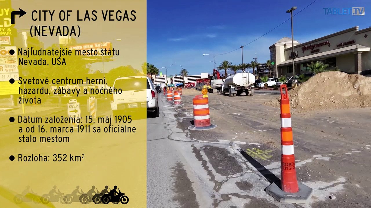 UNIKÁTNY VIDEOPROJEKT: Na motorke po divokom západe – Las Vegas (Nevada) - Death Valley National Park – Twenty Mule Team