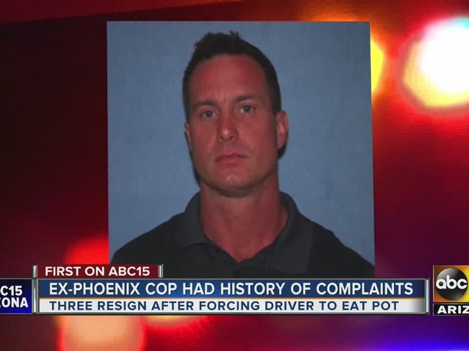 Ex-Phoenix cop had history of complaints before forcing suspect to eat marijuana