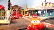 Disney Pixar Cars Sarges Boot Camp for Cars from Cars Movie with Lightning McQueen Mater Flo and Sa