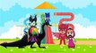 Masha ANd The Bear with PJ Masks Catboy Gekko Owlette Crying in Prison Policeman Car