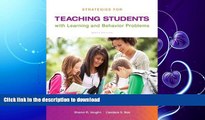 READ  Strategies for Teaching Students with Learning and Behavior Problems, Enhanced Pearson