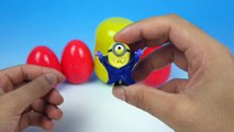 Surprise Eggs Despicable Me Minions Toys McQueen Cars Hello Kitty Imaginext Spongebob Squarepants