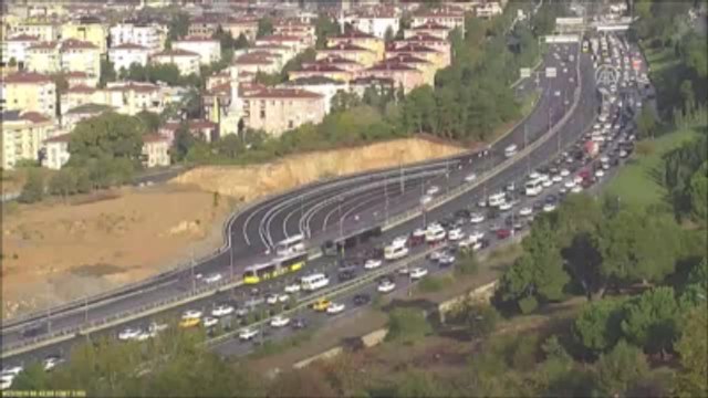 Metrobüs Kazası Güvenlik Kamerasında