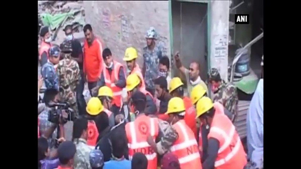 Indian rescuers pull out Nepalese woman alive from debris after 50 hours of earthquake