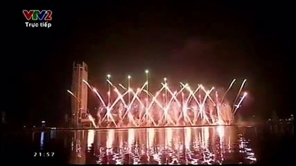 Màn trình diễn pháo hoa của đội Việt Nam