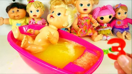 Learning Numbers GELLI BAFF Bathtime Baby Alive Doll Poops Learning Video for kids DTC