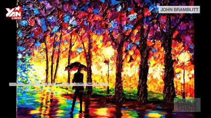 Download Video: This blind man creates vibrant paintings