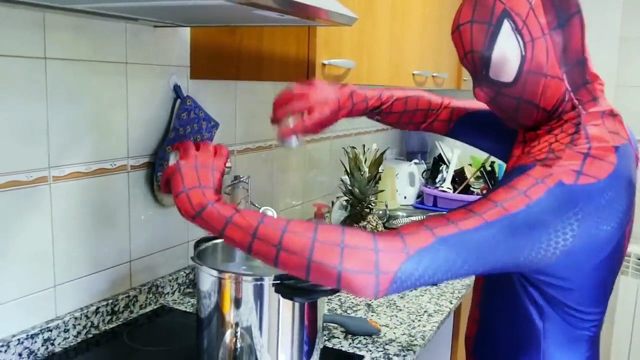 Spiderman vs Frozen Elsa & Joker Pranks w_ Princess Eats Snake & Funny Superheroes-zamefgGjRIk part