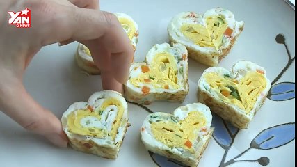 Egg heart shape
