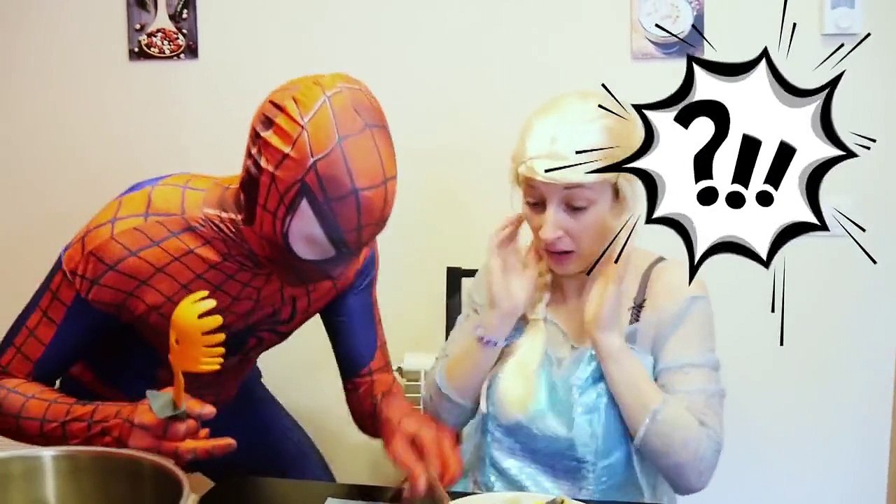 Spiderman vs Frozen Elsa & Joker Pranks w_ Princess Eats Snake & Funny Superheroes-zamefgGjRIk part 3