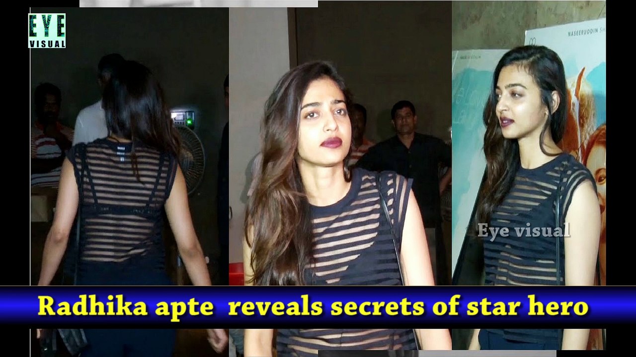 Lead Actor called RADHIKA APTE to do Sex for a movie chance see this video