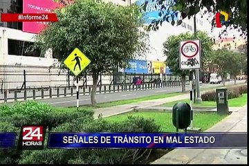 Informe 24: falta de señalización genera caos en Lima