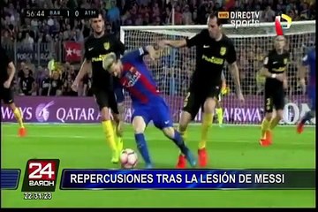 Bloque Deportivo: Edgardo Bauza culpó al Barcelona por lesión de Lionel Messi
