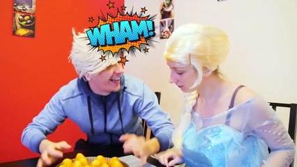 Spiderman Become a doll vs Frozen Elsa & Maleficent w_ Spiderbaby Jack Frost & Funny Supehero-abymkKbby_E part 6
