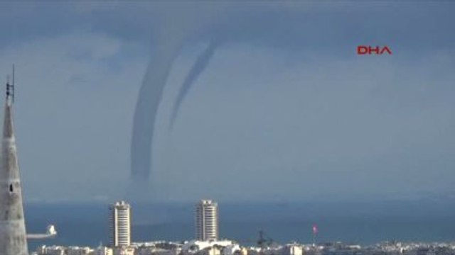 İskenderun Körfezi'nde Hortum Çıktı