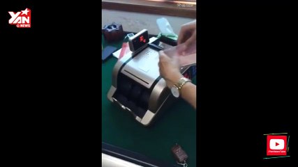 Thủ đoạn trộm tiền qua máy đếm tiền