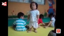 Baby sleep standing up