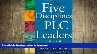 READ BOOK  The Five Disciplines of PLC Leaders FULL ONLINE