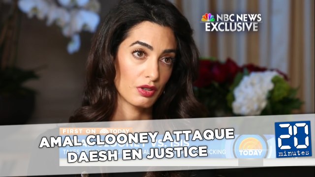 Amal Clooney attaque Daesh en justice