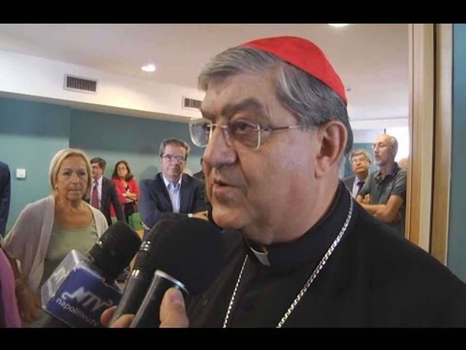 Napoli - Il cardinale Sepe benedice la nuova sede dell'Inps (22.09.16)