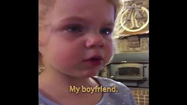 Dad tells his 2 years old toddler daughter she can't have a boyfriend (santa-banta-group)