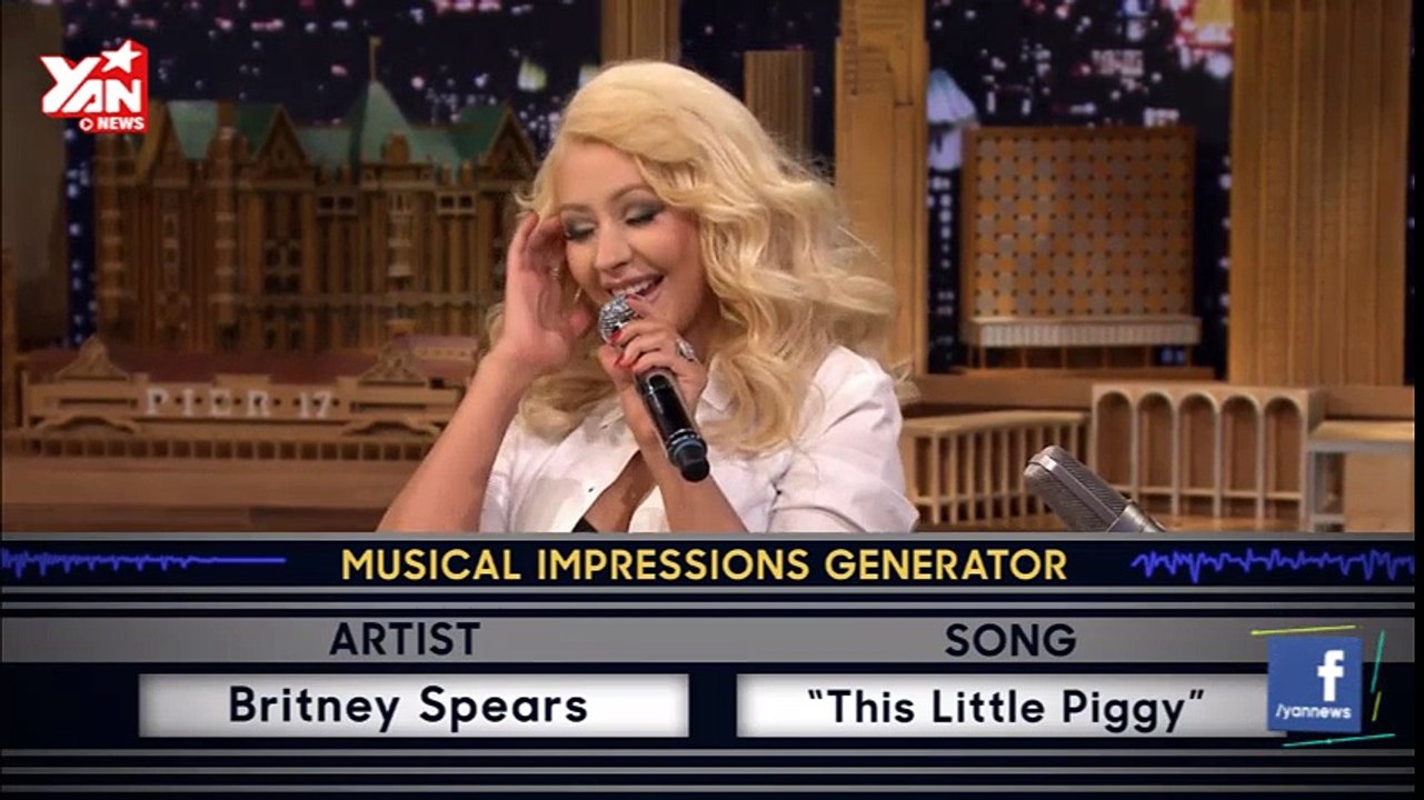 Wheel of Musical Impressions with Christina Aguilera