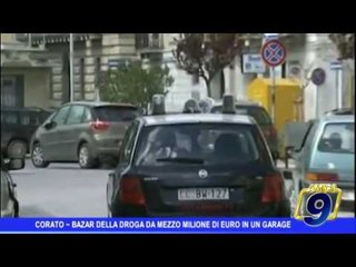 Corato | Bazar della droga da mezzo milione di euro in un garage