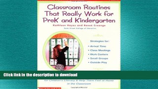 READ  Classroom Routines That Really Work for Pre-K and Kindergarten: Dozens of Other Routines
