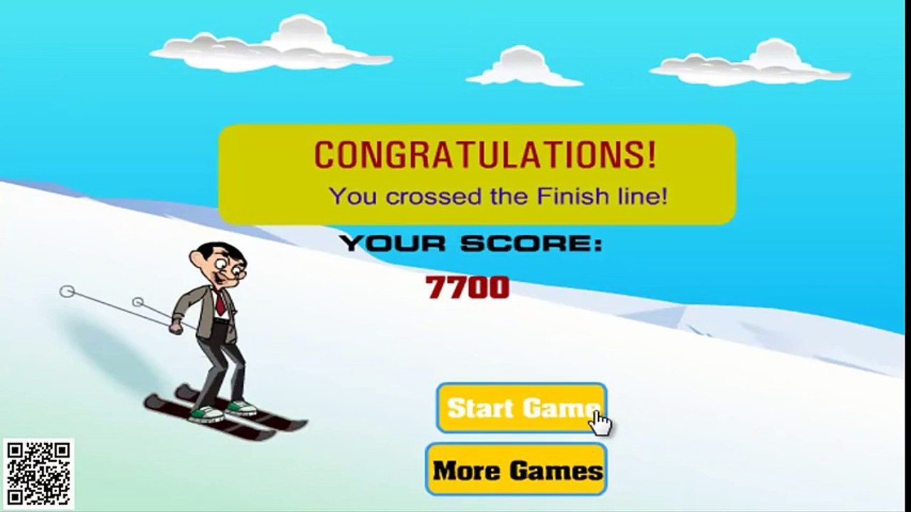 Mr Bean Skiing ○ Mr Bean Game Episode ○ Baby Games